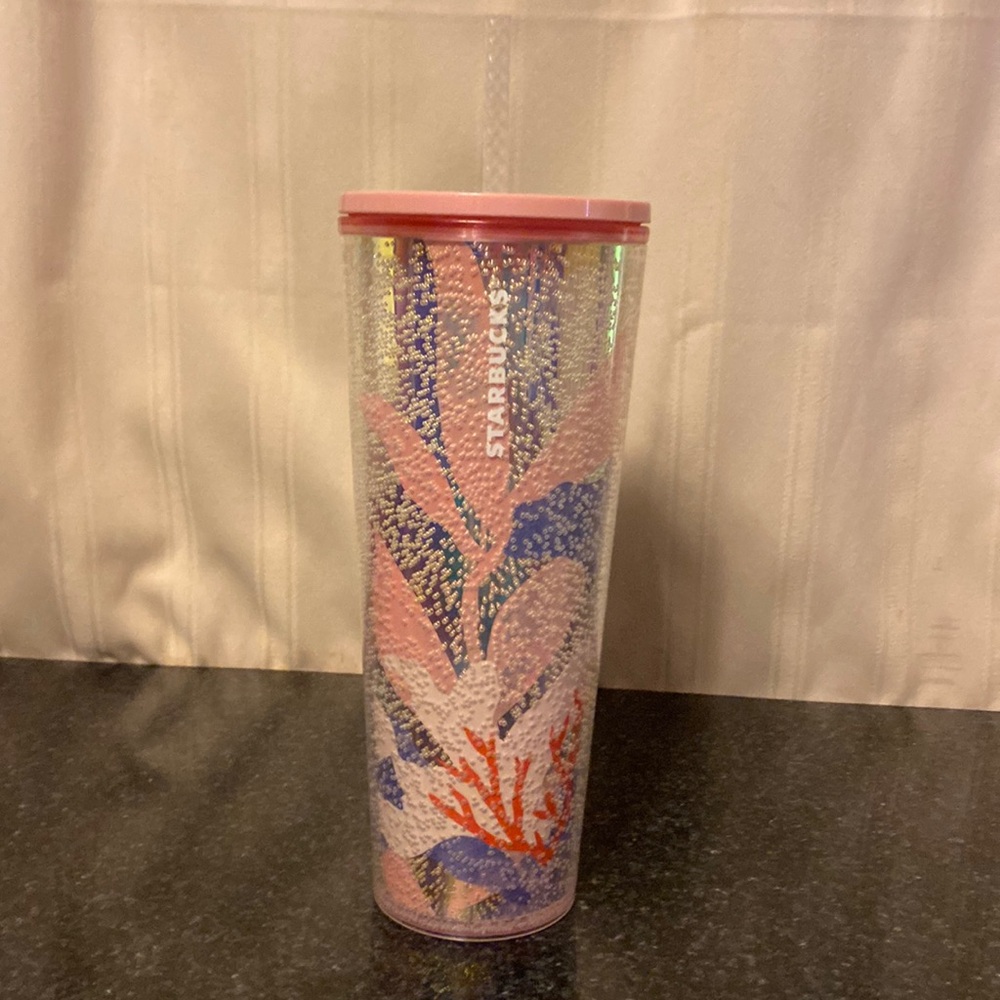 Starbucks Coral Reef Tumbler Summer 2021